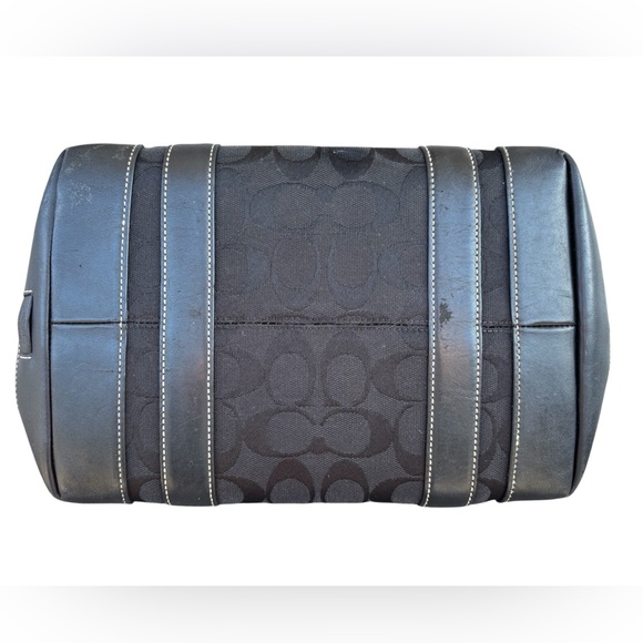 Vintage Coach Black Signature Tote Bag - Picture 10 of 12